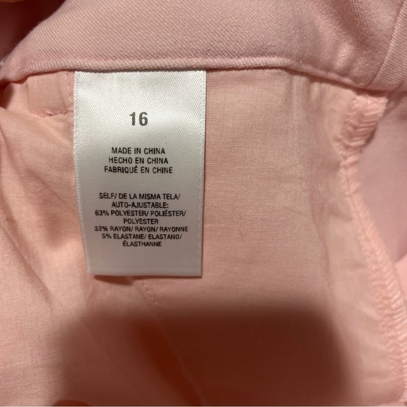 Favorite Daughter The Favorite Pant Wide Leg Light Pink Size 16 Trousers Pleated - Picture 10 of 11